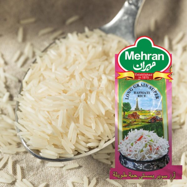 Extra Long Grain Basmati Rice Mehran - 1 Kilo ( Packed ) - ArkanFoods
