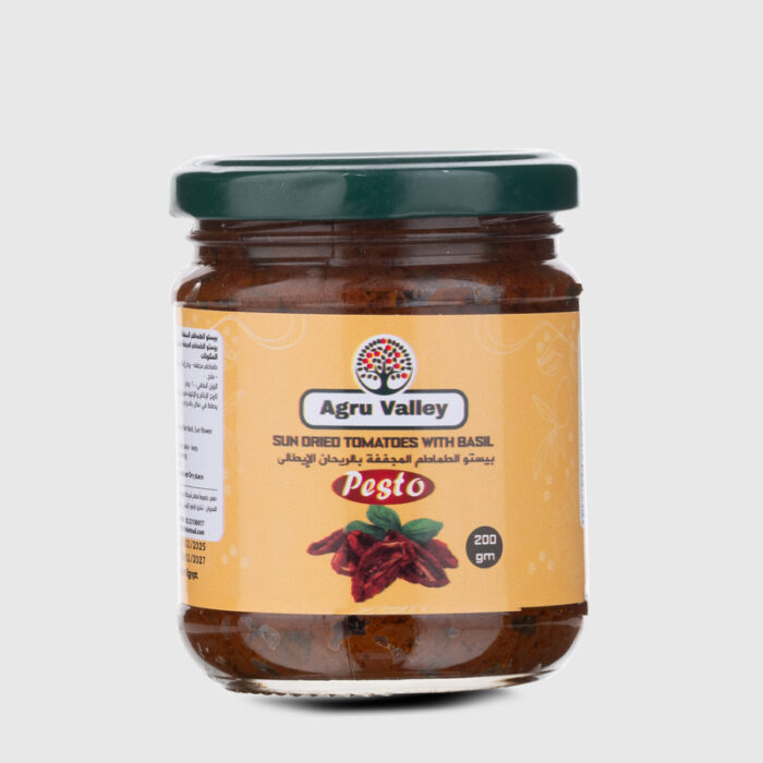 Agru Valley Pesto Sun dried Tomatoes with Basil - 200 gr