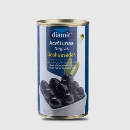 Diamir black olives pitted stone - 350 Gr