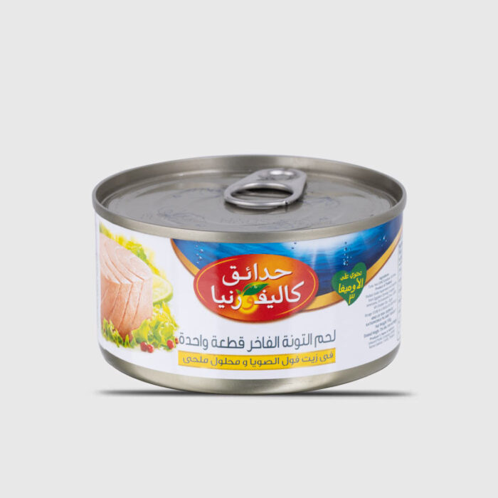 California Garden Light Solid Tuna in Soybean Oil with Brine - 185 gram