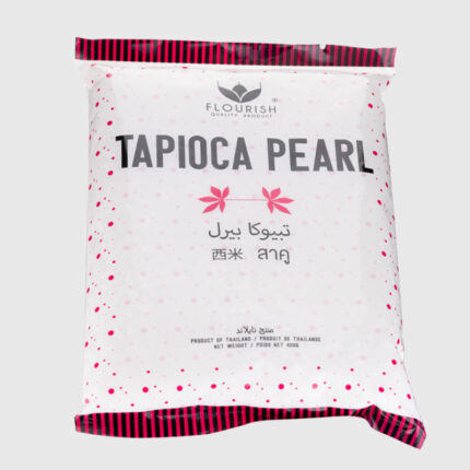 Flourish Small Tapioca Pearls (White) - 400 Gr