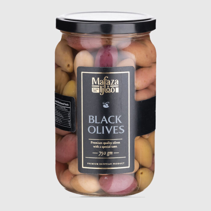 Mafaza Premium Black Olives - 750 Gr