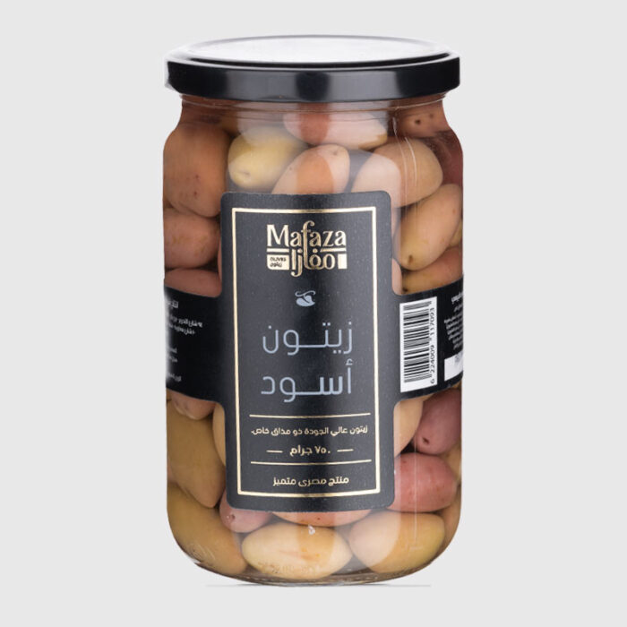 Mafaza Premium Black Olives - 750 Gr