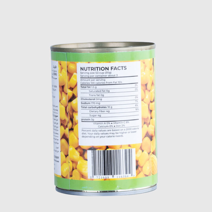 Sweet Corn Whole Kernel - 400 Gr