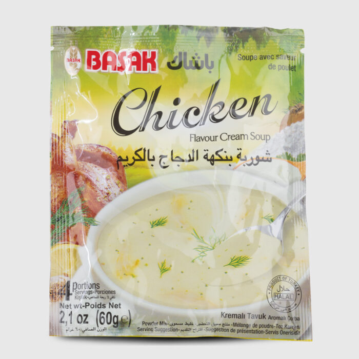 Basak Chicken Flavour Cream Soup - 60 Gr