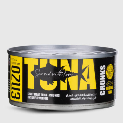 Enzo Light Meat Tuna Chunks In sunflower oil - 170 Gr