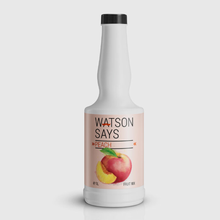 Experience the natural sweetness of ripe peaches with Watson Peach Puree. This 1-liter pack offers a smooth, velvety texture and authentic peach flavor, perfect for desserts, beverages, smoothies, cocktails, and more. Made from 100% natural peaches with no additives, it’s a versatile and convenient ingredient for both home cooks and professionals. Elevate your recipes with the rich, fruity taste of premium peach puree!