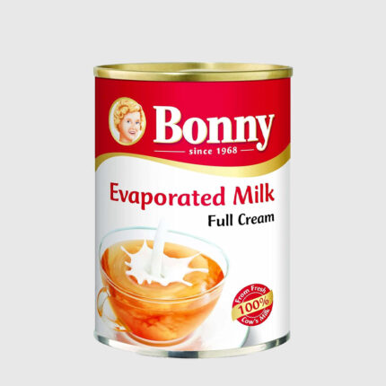 Bonny Evaporated Milk Full Cream - 410 Gr