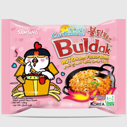 Samyang Buldak Carbonara Hot Chicken Flavor Ramen - 140 Gr