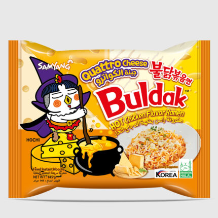 Samyang Buldak Quattro Cheese Hot Chicken Flavor Ramen - 145 Gr