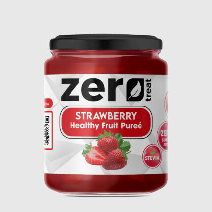 Zero Treat Strawberry Healthy Fruit Puree - 180 Gr