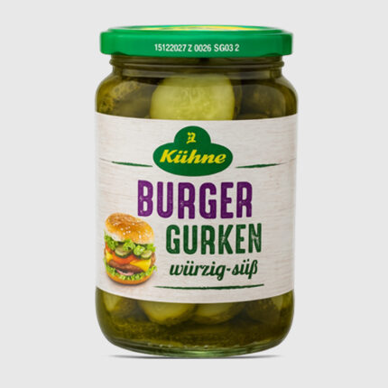 Kuhne Burger Gurken - 320 Gr