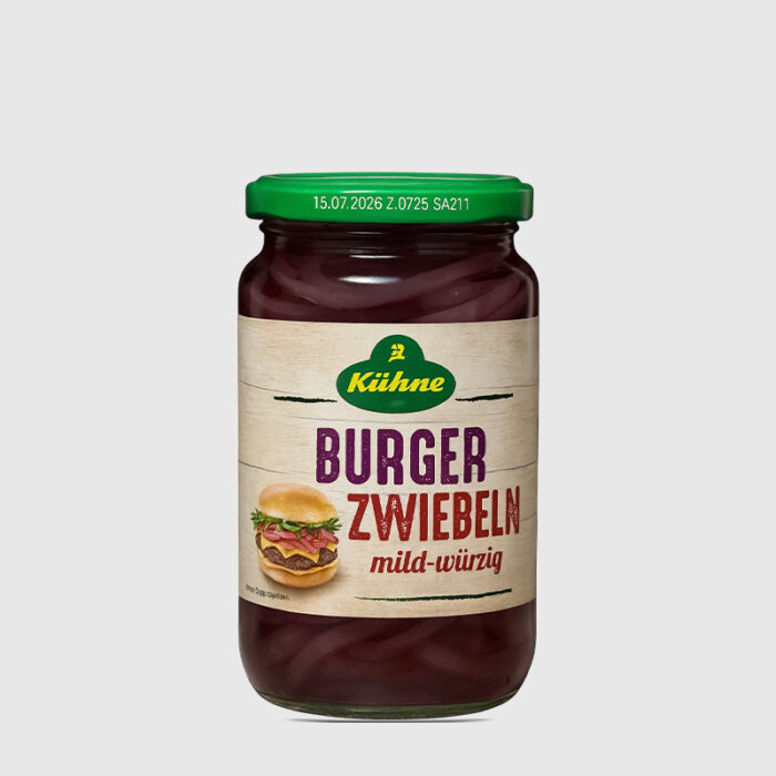 Kuhne Burger Zwiebeln - 330 Gr
