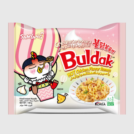 Samyang Buldak Cream Carbonara Hot Chicken Flavor Ramen - 140 Gr