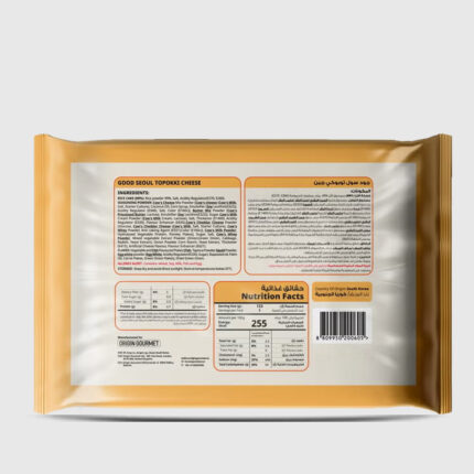 Toppoki Korean Rice cake Cheese - 133 Gr