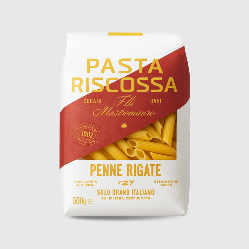 Pasta Riscossa Penne Rigate - 500 Gr