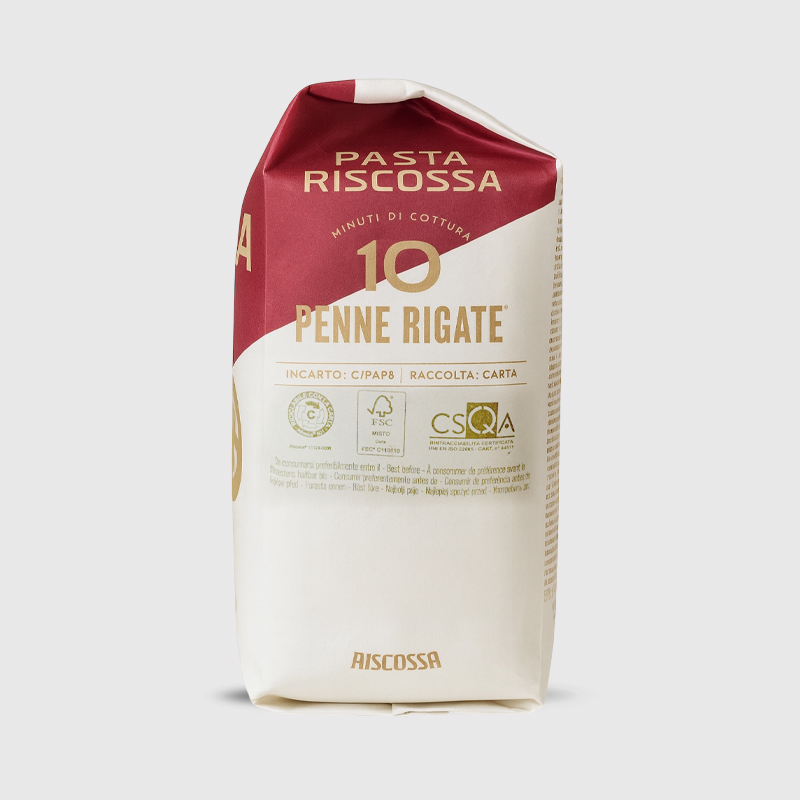 Pasta Riscossa Penne Rigate - 500 Gr