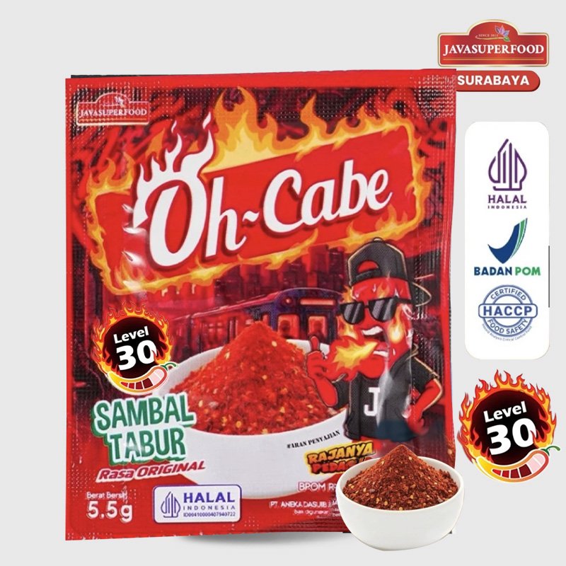 Oh - Cabe Sambal Tabur ( Spicy ) - 5.5 Gr - Image 3