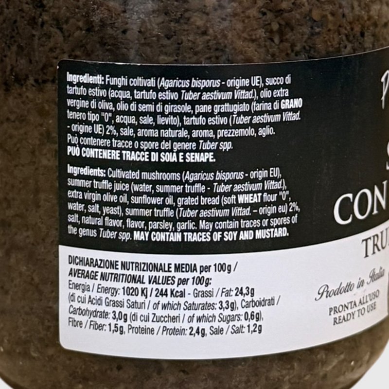 Italian Black Truffle Paste - 500 Gr