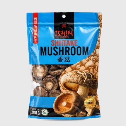 Premium dried shiitake mushrooms with a rich umami flavor and meaty texture. Perfect for soups, stir-fries, noodles, rice dishes, sauces, and a variety of Asian recipes.