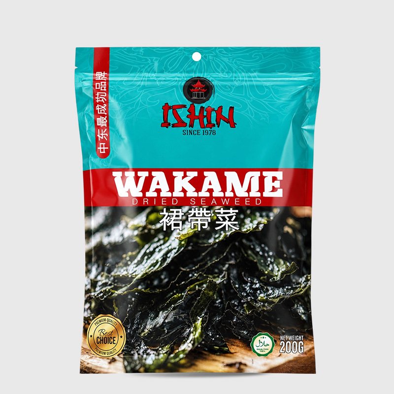 Ishin Wakame Dried Seaweed - 200 Gr