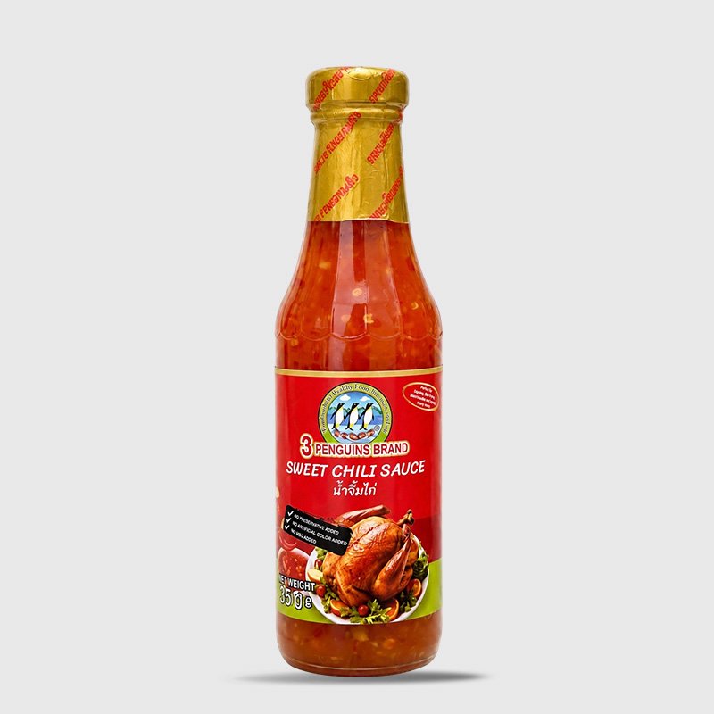 3 Penguins Brand Sweet Chili Sauce - 350 Gr