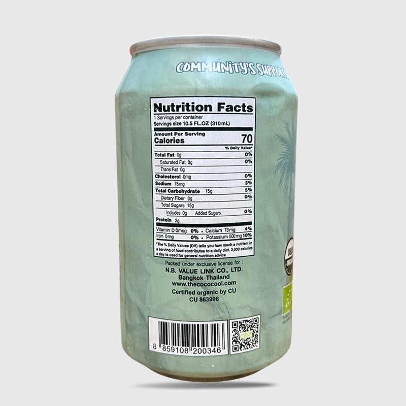 Organic Coconut Water - 310 Ml