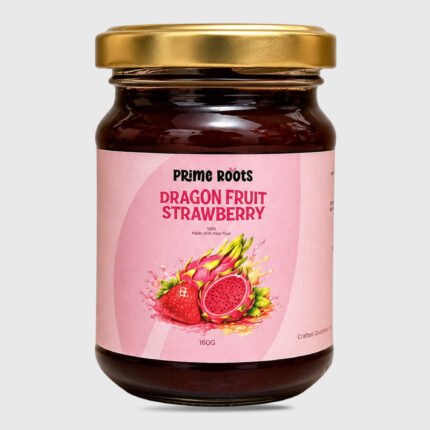Prime Roots Dragon Fruit Strawberry Jam - 160 Gr