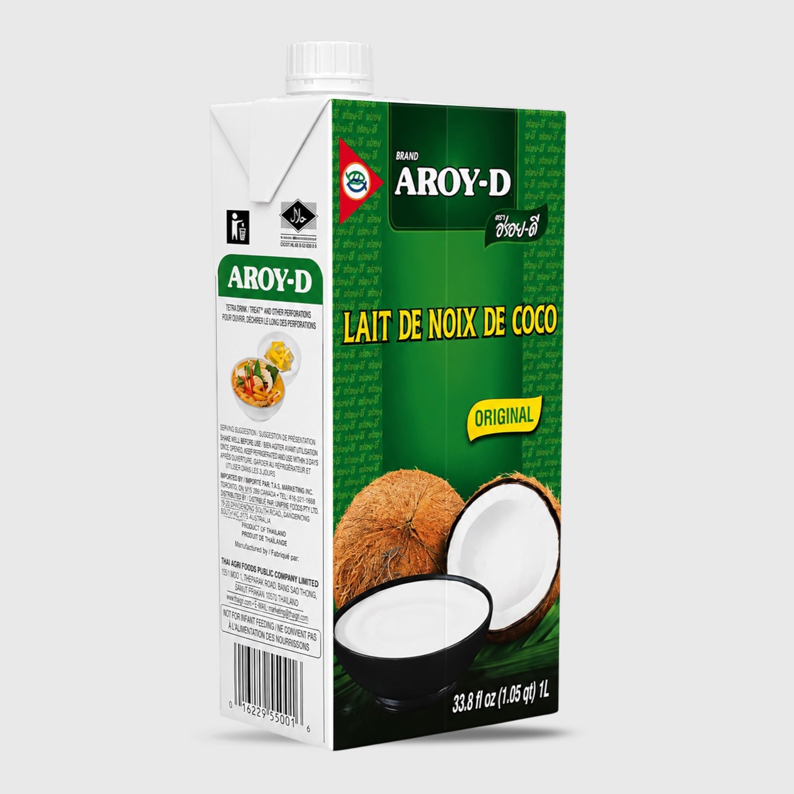 Aroy-D Coconut Milk - 1 Liter
