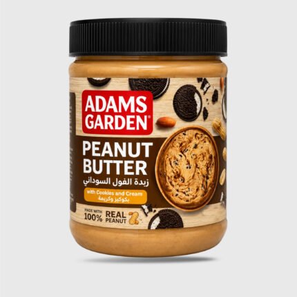 Adams Gardens Peanut butter with Cookies and Cream - 250 Gr